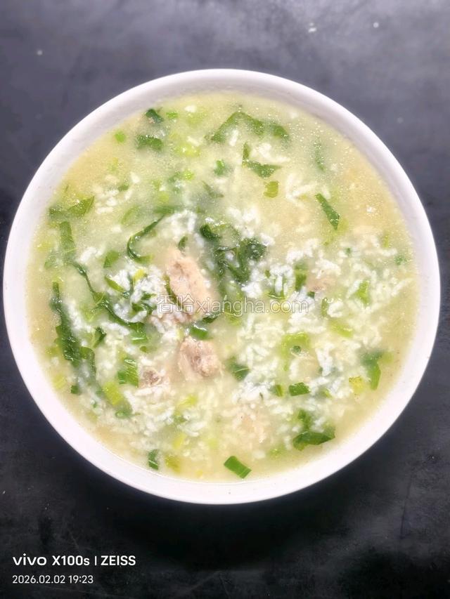 排骨砂锅粥（三人份）