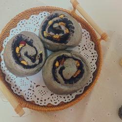 黑芝麻红枣养生馒头的做法[图]