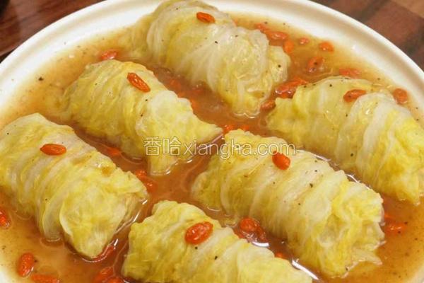 黑松露白菜酿肉