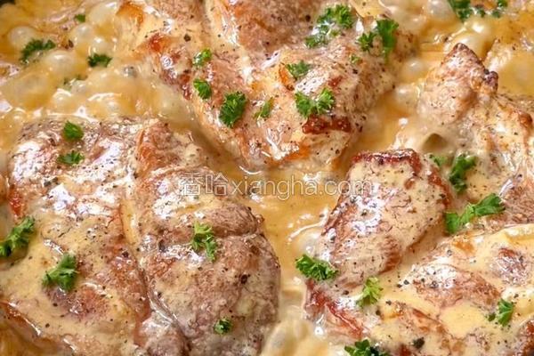 黑松露奶油猪排