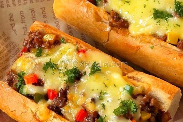 黑松露芝士牛肉法棍