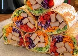 黑松露里脊肉卷饼