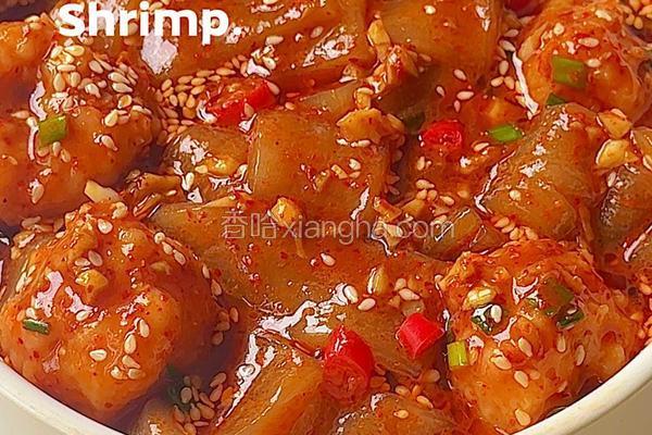 麻酱虾滑宽粉