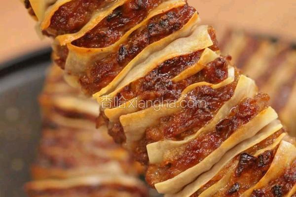 馄饨皮千层肉串