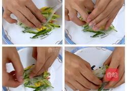 加拿大北极虾生虾时蔬越南春卷的做法图解4