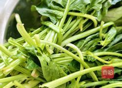 凉拌菠菜粉丝的做法图解1