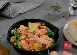 黄油蒜香加拿大北极虾的做法图解6