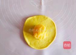 南瓜奶黄包的做法图解3