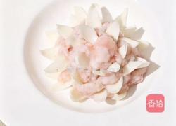 加拿大北极虾生虾莲花盏的做法图解4
