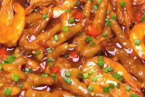 鸡爪焖大虾