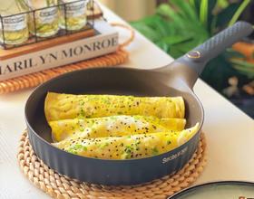 兒子開學(xué)早餐分享，早餐雞蛋卷餅，簡(jiǎn)單好吃