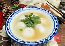 冲菜包蛋汤圆的做法图解10
