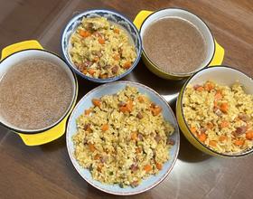 鸡蛋肉肠炒饭[图]