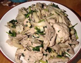 平菇炒猪肉[图]