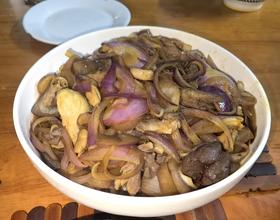 洋葱炒鸡杂[图]