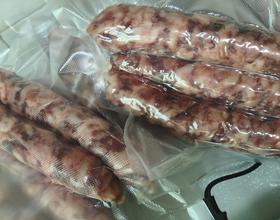 做的香肠真空包起来储存[图]