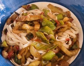 茄子拌面[图]