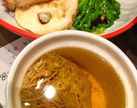 猪排饭配虫草花瘦肉汤[图]