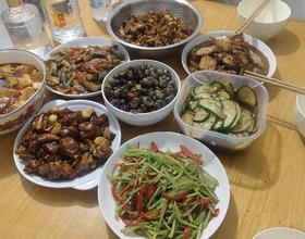 朋友烧的菜[图]