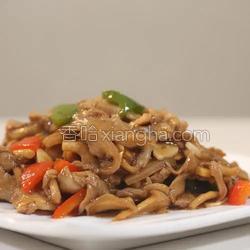 杏鲍菇炒胡萝卜的做法[图]