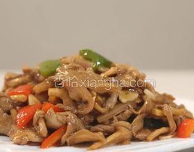 杏鮑菇炒胡蘿卜